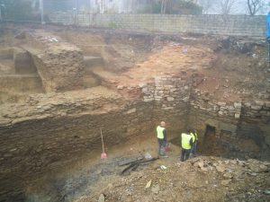 Ausgrabungen an der St.Vither Burg (10.11.2020)