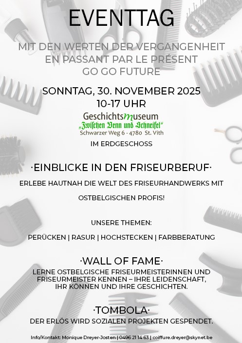 ✨ Eventtag im ZVS: Friseurhandwerk: „Mit den Werten der Vergangenheit – En passant par le présent - Go Go Future“