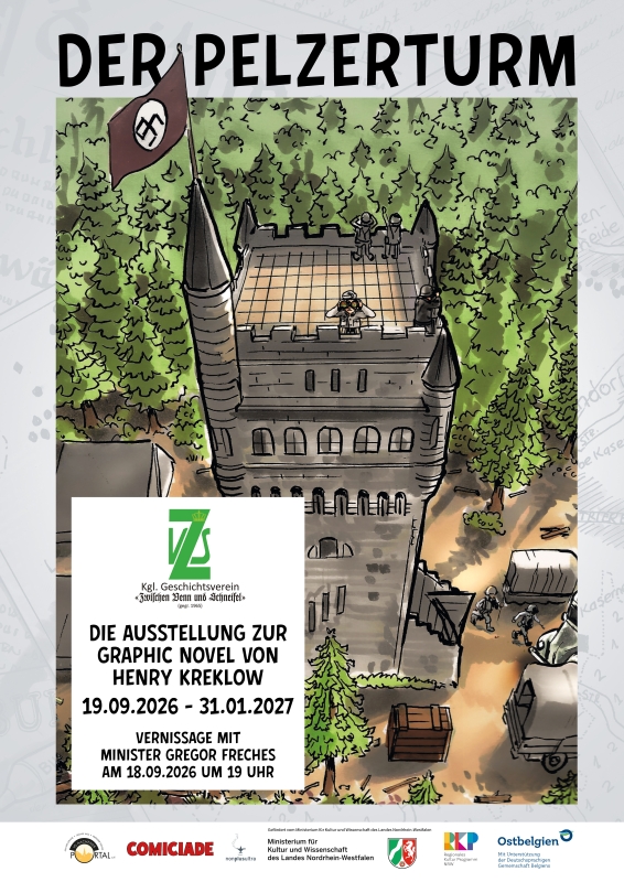 "Der Pelzerturm": Die Ausstellung zur Graphic Novel von Henry Kreklow